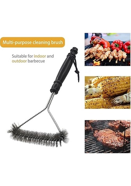 Barbekü Temizleyici, 2 Paket Metal Barbekü Izgara Temizleme Fırçası ve Kazıyıcı. 12 Inç ve 20 cm Çelik Barbekü Kıl Temizleyici Barbekü Izgara Mutfak Temizleme Fırçası Daha Kolay ve Etkili indirimleri