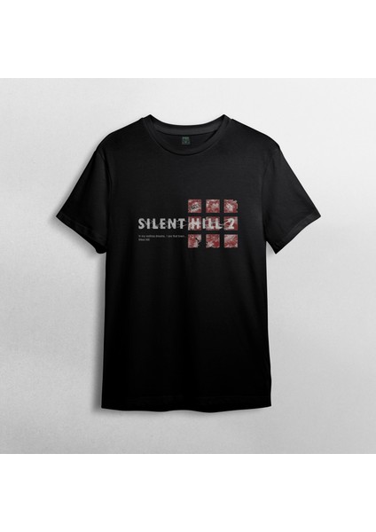 Silent Hill %100 Pamuklu Bisiklet Yaka T-Shirt Model 2 fiyatları