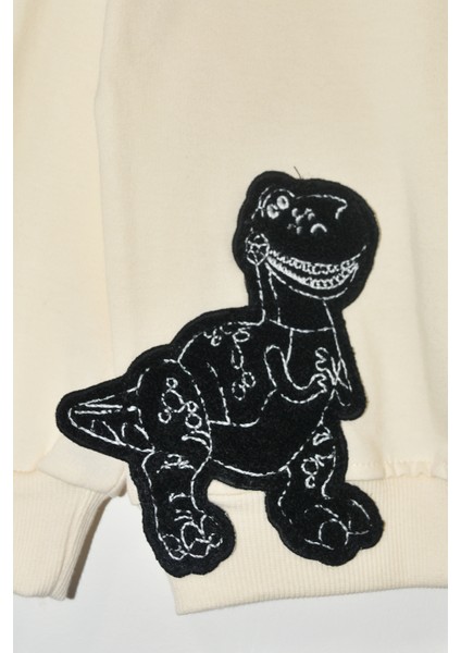 Erkek Çocuk %100 Pamuk Great Nakışlı Trex Süzeneli Paça Lastikli Takım - 2144 fiyatları