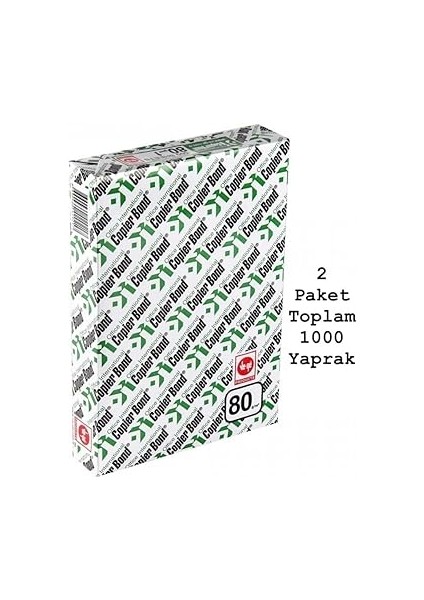 Bond A4 Fotokopi Kağıdı 2 Paket 500 Yaprak x 2 Toplam 1000 Yaprak fiyatları