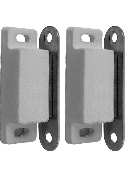 Sineklik ve Dolap Kapakları Için Mıknatıslı Tutucu Kilit 2li Beyaz