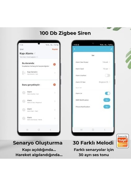 100 Db Akıllı Siren (,smart Life, 2mqtt Uyumlu ) modelleri