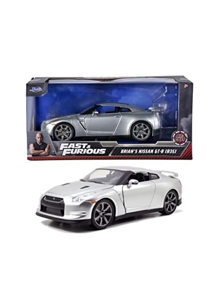 253203082, Hızlı ve Öfkeli, Lisanslı, 2009 Gt-R 1:24, 19 Cm, Die-Cast (Metal), Açılabilen Parçalar fiyatları