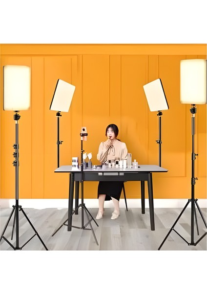 Profesyonel Fotoğraf ve Video Için 10 İnç Ring Light Stüdyo 2,1 Metre Gölgesiz Lüks Aydınlatma fırsatları