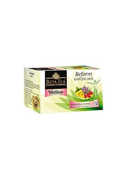 Beta-Beta Form Karışık Çay 20X2 gr - Welltea Reform Collection fiyatları