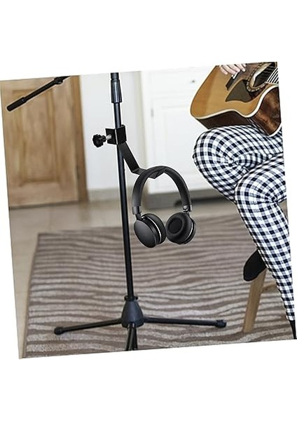 Benzersiz Gitarist Aksesuarı Metal Kulaklık Askısı Kulaklık Standı Askısı Kulaklık Depolama Için Katlanabilir fırsatları