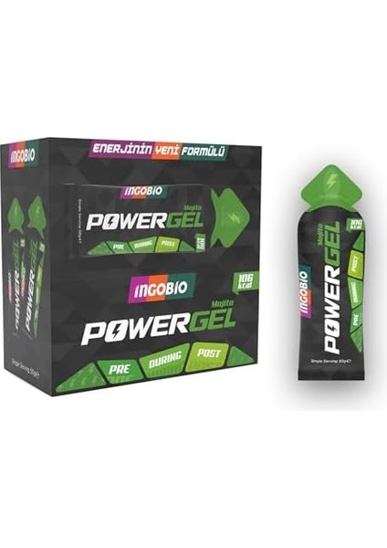 Ingobio Powergel Mojito Elektrolit Içeren Sporcu Enerji Jeli - 15 Adet modelleri