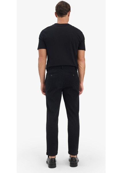 Tailored Regular Fit Düz Paça Fitilli Kadife Pantolon F0462AX25WN