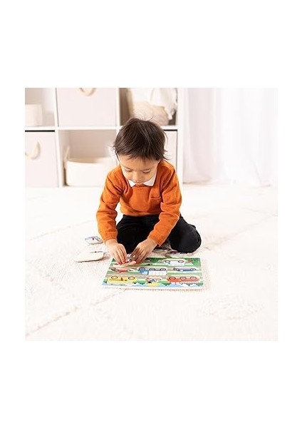 & Doug - Ahşap Tutmalı Yapboz, Araçlar Yeni (19051) indirimleri