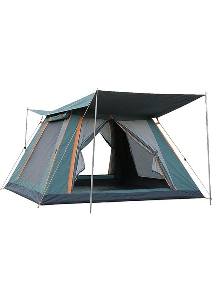 Outdoor 4 Kişilik Tam Otomatik Tenteli Kamp Çadırı 240X240X160