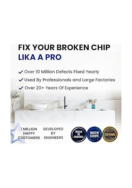 Onarım Kiti - Akrilik ve Seramik Kendin Yap Kiti Beyaz - 4,0 G (Ekstra Şırınga Dahildir) Tezgah Üstü Onarım Kiti Çoğu Onarıma Uygundur I Kırık Cipsleri Dakikalar Içinde Sabitler fiyatları