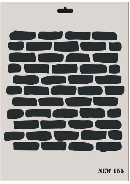 Rich New Seri N-155 Stencil 35X25 cm