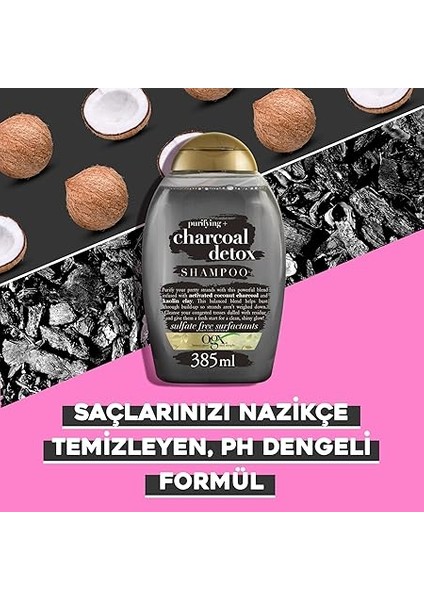 Arındırıcı Kömür Detoksu Şampuan, 385 ml indirimleri