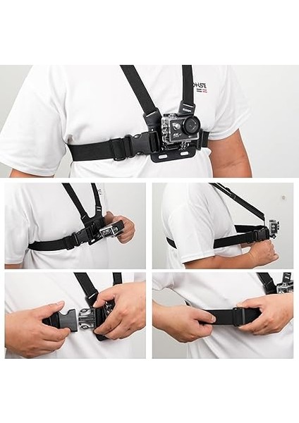 27 Parça Aksiyon Kamera Aksesuar Seti – Gopro ile Uyumlu, Djı ile Uyumlu, Spor Montaj Kiti Vlog Seyahat Çekim Aparatları | Ks-1 fiyatları