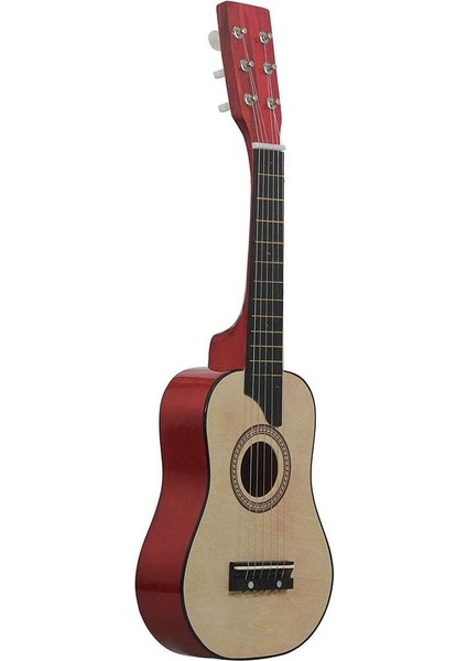 25 Inç Basswood Akustik Gitar 6 Strings Küçük Mini Gitar ile Gitar Seçim Dizeleri Çocuk Çocuklar Için Hediye Acemi