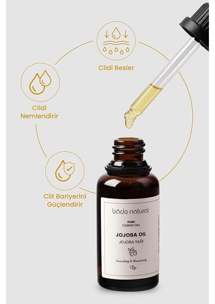 Natural Jojoba Yağı Soğuk SIKIM%100 Saf 30 ml modelleri