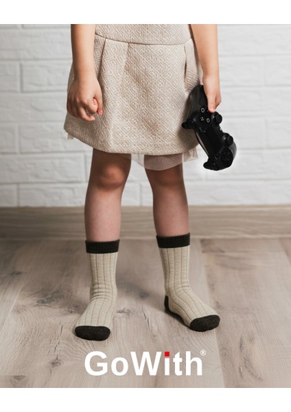 4 Çift Alpaka Yünlü Renkli Doğal Kışlık Ayakkabı Bot Termal Çocuk Çorap 1096 fırsatları