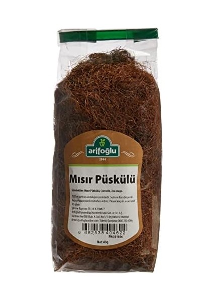 Arifoğlu Mısır Püskülü 40 gr fiyatları