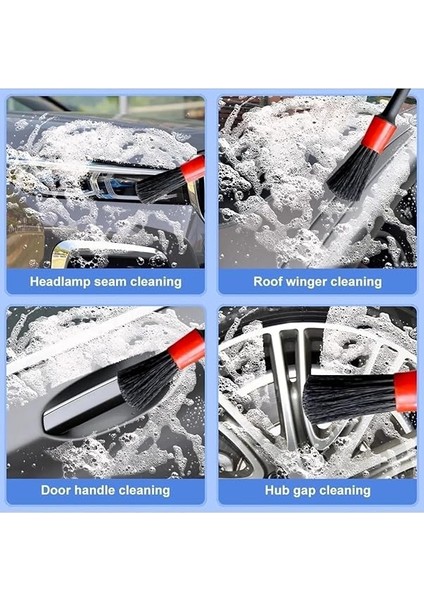 Iç ve Dış Temizlik Için 5+1 Detaylı Araç Oto Temizlik Bakım Fırça Seti Klima Temizlik Fırçası Detaylı Temizlik Seti fiyatları