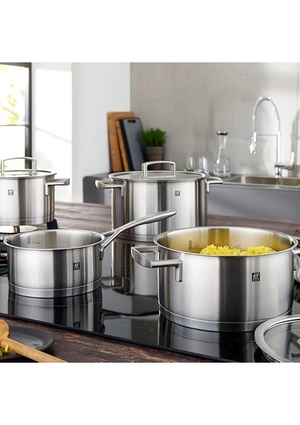 Sığ Tencere, 16 Cm, Yuvarlak, 18/10 Paslanmaz Çelik fırsatları