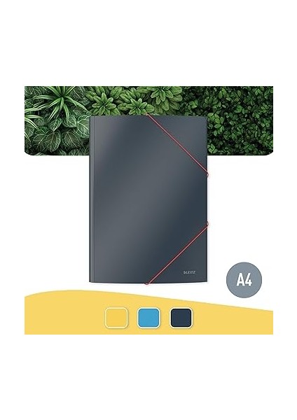 Cosy Soft Touch Lastik Kilitli Dosya, A4, Gri fiyatları