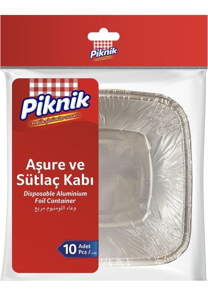 Aşure Sütlaç Kabı 10'lu