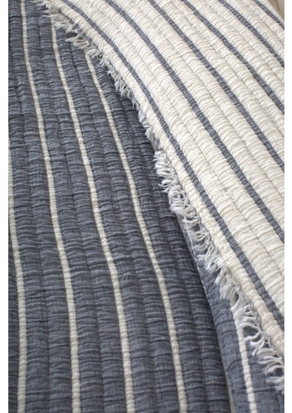 Lüks Multi Muslin %100 Pamuk Çift Kişillik Yatak Örtüsü 230X250 cm Battal Boy 2 Yastıklı modelleri