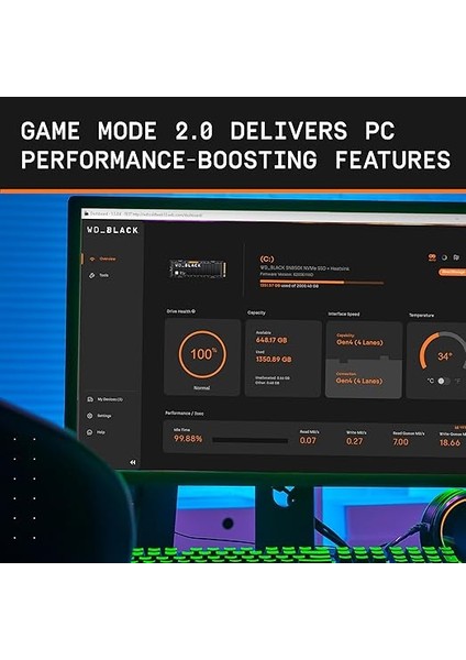 SN850X Nvme SSD 4 Tb Dahili SSD (Oyun Depolama, Pcıe Gen4 Teknolojisi, 7.300 Mb/s Okuma, 6.600 Mb/s Yazma), Siyah indirimleri
