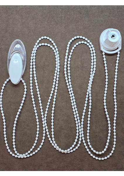 Çift Mekanizmalı Tül Stor Perde Mekanizma Zincir Kapak Tamir Seti Beyaz fiyatları