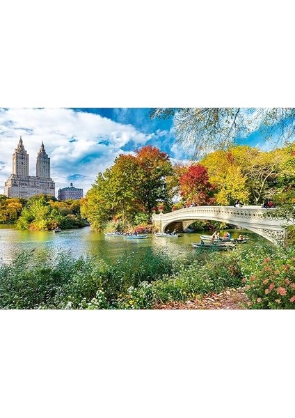 26194 1500 Parça Ağır Kart Stoğu Organik Eco Abd Yetişkinler ve Çocuklar Için Seyahat Eğlencesi 12+ Uft Puzzle Wanderlust: Charming Central Park, New York fiyatları