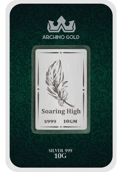 Hediyelik 10 Gram Özgürlüğün ve Zarafetin Simgesi Olan Kuş Kanadı Temalı 999 Ayar Gümüş KÜLÇESI-751 fiyatları