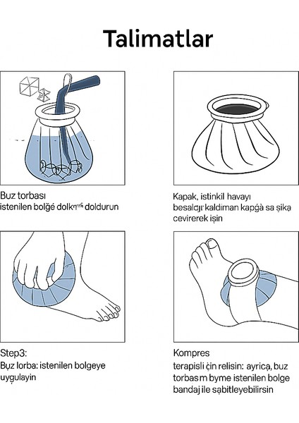Soğuk Su Torbası Buz Torbası Soğuk Kompres Torbası indirimleri