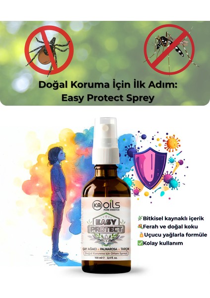 Easy Protect Doğal Korunma İçin Ortam Spreyi - No:7 100 ml fiyatları