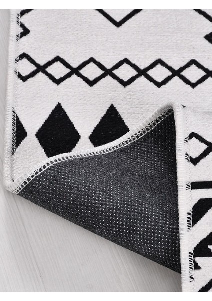 Otantik 3048 Modern Baskı Halı Silinebilir Yıkanabilir Salon Antre Mutfak Halı Yolluk