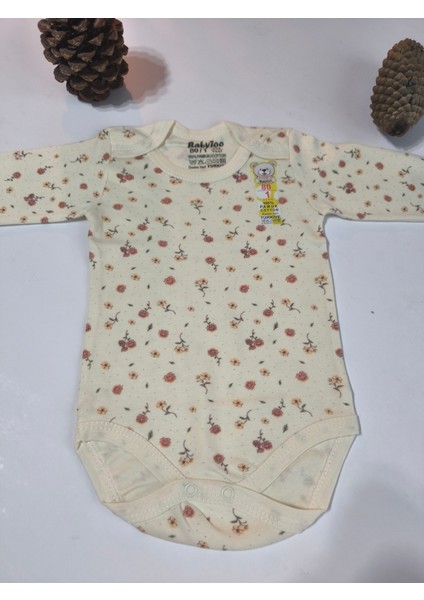 Kız Erkek Çocuk Bebek Uzun Kollu Çıtçıtlı Body-Badi %100 Organik Pamuk 1-2-3-4-5-6 Yaş fiyatları