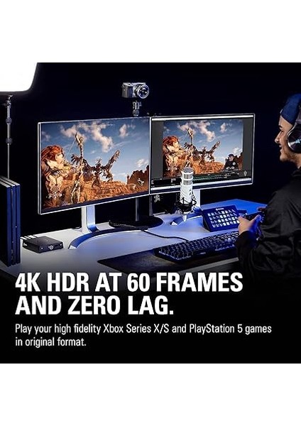 Game Capture 4K60 S+ Harici Video Yakalama Kartı, 1080P60 ve 2160P60 HDR10 Video Yakalama, Sıfır Gecikme (10GAP9901) fırsatları