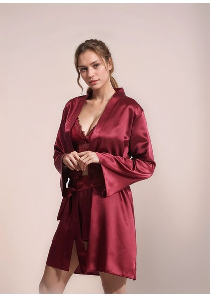 Kadın 6 Parça Gecelik & Sabahlık & Pijama Takımı Hediyelik ve Çeyizlik Set LA.L01.I1.SS011 fırsatları