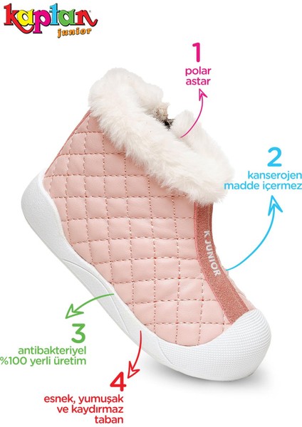 Kız Bebek Çocuk Botu Ortopedik Kaymaz Taban Bmlk 650 fiyatları