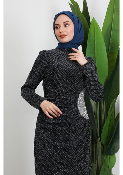 Dilin Parıltı Abiye Antrasit indirimleri