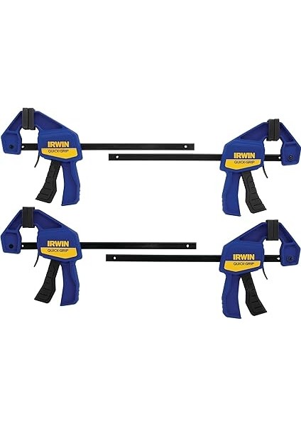 Quick Grip Kelepçe, Tek Elli, Mini Çubuk, 15,2 Cm, 4'lü Paket (1964758) modelleri