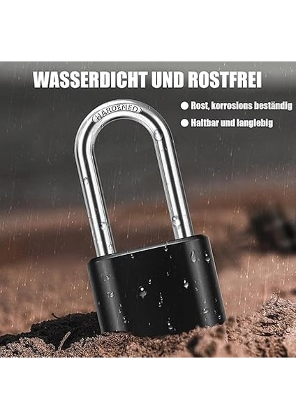 Ağır Şifreli Kilit, Uzun Zincirli [8mm Kalınlığında], Hava Şartlarına Dayanıklı 4 Haneli Kombinasyon Kilidi, Dış Mekan Güvenlik Kilidi, Su Geçirmez ve Hırsızlığa Karşı Güvenli, Avlu, Çit, Garaj, Kapı fiyatları