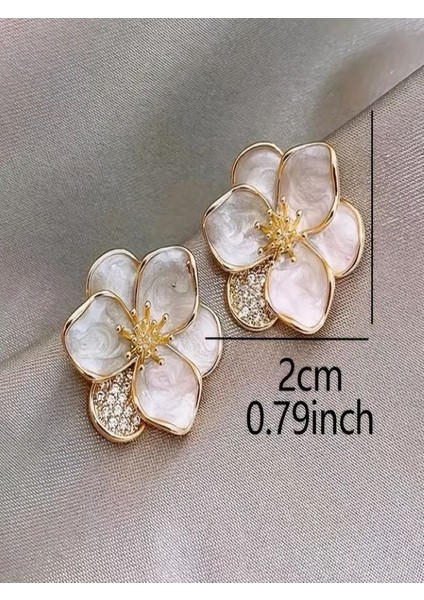 Fransız Tarzı Çiçekli Küpe fırsatları