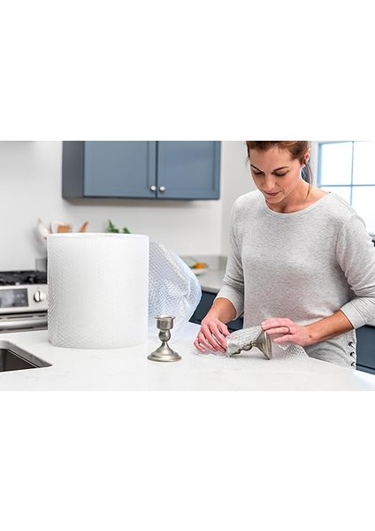 Markalı Hava Yastığı Folyosu, Orijinal Hava Dolgusu, 30,5 cm x 180 M, Her 30,5 cm Delikli fırsatları