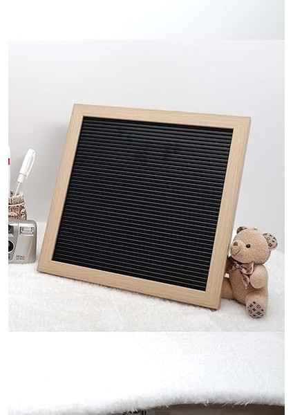 Gitti Ahsap Yazı Panosu Mesaj Tahtası ve Beyaz Harf Seti modelleri