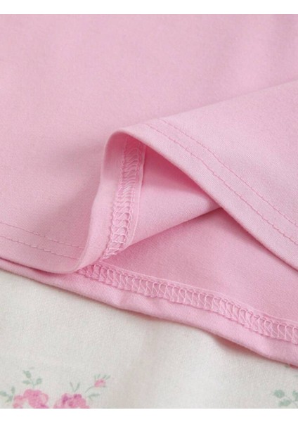 Kemer Boy Baby Tee Red Flowers Crop Bluz fırsatları