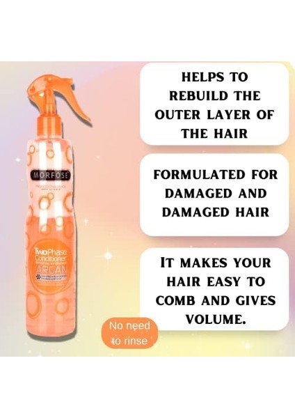 Morfose Fön Suyu 400 Ml. ( Turuncu ) 1 Paket (1 x 1 Adet)