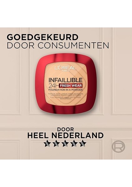 Parıs Infaillible 24H Fresh Wear Pudra Fondöten 120 Vanilla modelleri