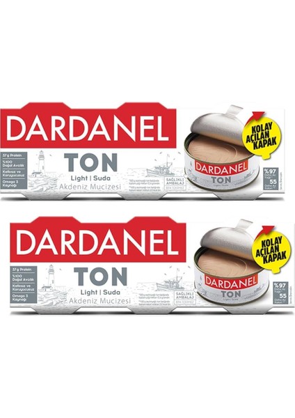 Dardanel Light Ton Balığı 3X75 gr x 2 Adet