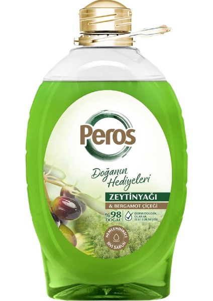 Peros Doğanın Hediyeleri Zeytinyağlı & Bergamot Çiçeği Sıvı Sabun 3000 G, Olive Oil & Bergamot Flower