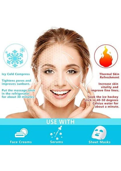 Miioto 2 Adet Buz Küresi Yüzü, Yüz Buz Küresi, Yüz Rulosu Masaj Aleti, Cildi Sıkılaştırmak Için Serinletici Masaj Topu, Göz Halkalarını Azaltır, Kan Dolaşımını Iyileştirir (Mavi) fiyatları